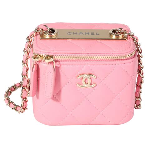 chanel light pink quilted bag|chanel waist bag vintage.